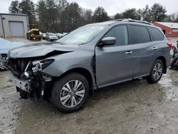 Salvage cars for sale at Mendon, MA auction: 2020 Nissan Pathfinder S