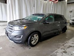 Salvage cars for sale from Copart Albany, NY: 2017 Ford Edge SEL