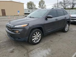 Salvage cars for sale at Moraine, OH auction: 2014 Jeep Cherokee Limited