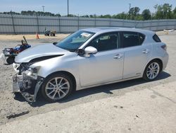 Salvage cars for sale from Copart Lumberton, NC: 2013 Lexus CT 200