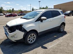 Salvage cars for sale at Gaston, SC auction: 2020 Ford Ecosport SE