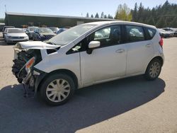 Salvage cars for sale from Copart Graham, WA: 2016 Nissan Versa Note S