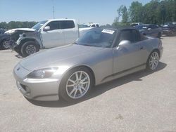 Salvage cars for sale at Dunn, NC auction: 2000 Honda S2000