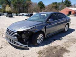 Salvage cars for sale at Mendon, MA auction: 2019 Volkswagen Jetta S