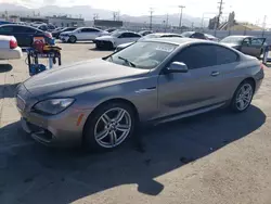 Salvage cars for sale at Sun Valley, CA auction: 2013 BMW 650 I