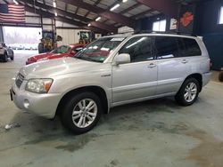 Salvage cars for sale from Copart East Granby, CT: 2006 Toyota Highlander Hybrid