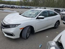 Salvage cars for sale from Copart Glassboro, NJ: 2020 Honda Civic LX