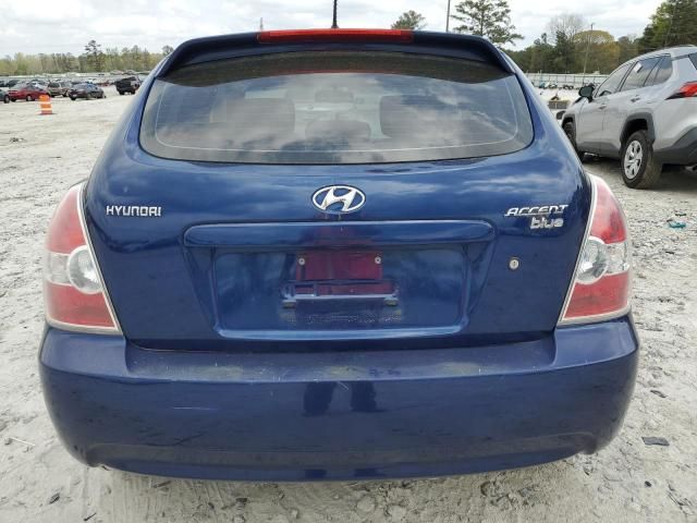 2010 Hyundai Accent Blue