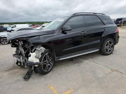 Salvage cars for sale at Grand Prairie, TX auction: 2018 Mercedes-Benz GLE 350 4matic