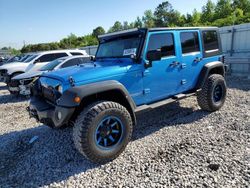 Jeep salvage cars for sale: 2010 Jeep Wrangler Unlimited Sport