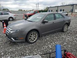 Salvage cars for sale at Barberton, OH auction: 2012 Ford Fusion SEL