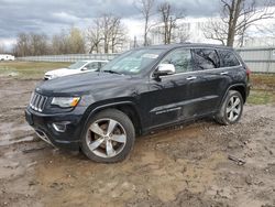 Salvage cars for sale from Copart Central Square, NY: 2014 Jeep Grand Cherokee Overland