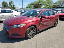 Salvage cars for sale at Moraine, OH auction: 2016 Ford Fusion S