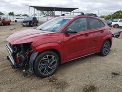 Salvage cars for sale from Copart San Diego, CA: 2022 Hyundai Kona N Line