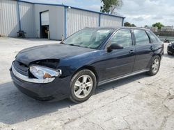 Salvage cars for sale from Copart Tulsa, OK: 2005 Chevrolet Malibu Maxx LS