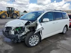 Salvage cars for sale at Littleton, CO auction: 2016 Toyota Sienna XLE