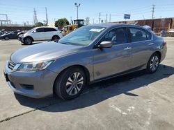 Salvage cars for sale from Copart Wilmington, CA: 2015 Honda Accord LX