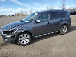 Salvage cars for sale at Montreal Est, QC auction: 2010 Mitsubishi Outlander GT