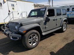 Jeep Wrangler Unlimited Sahara salvage cars for sale: 2021 Jeep Wrangler Unlimited Sahara