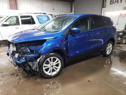 Salvage cars for sale from Copart Elgin, IL: 2017 Ford Escape SE