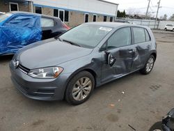 Salvage cars for sale at New Britain, CT auction: 2015 Volkswagen Golf TDI