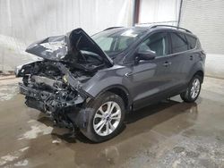 Salvage cars for sale from Copart Central Square, NY: 2018 Ford Escape SE