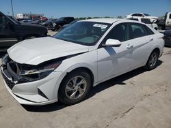Salvage cars for sale at Grand Prairie, TX auction: 2021 Hyundai Elantra SE