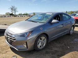 Salvage cars for sale from Copart San Martin, CA: 2019 Hyundai Elantra SEL