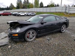 Salvage cars for sale from Copart Graham, WA: 2003 Mitsubishi Eclipse GTS