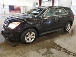 Salvage cars for sale from Copart Avon, MN: 2015 Chevrolet Equinox LS