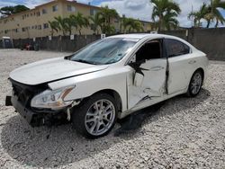 Salvage cars for sale from Copart Opa Locka, FL: 2010 Nissan Maxima S