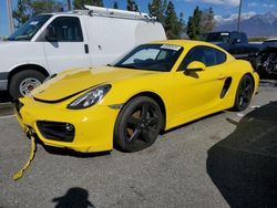 Porsche Cayman salvage cars for sale: 2015 Porsche Cayman