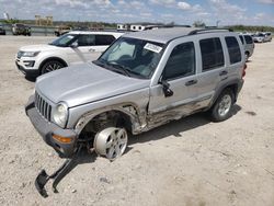 Salvage cars for sale from Copart Kansas City, KS: 2002 Jeep Liberty Sport