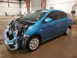 Salvage cars for sale from Copart Lansing, MI: 2019 Mitsubishi Mirage G4 ES