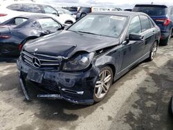 Salvage cars for sale at Martinez, CA auction: 2014 Mercedes-Benz C 250