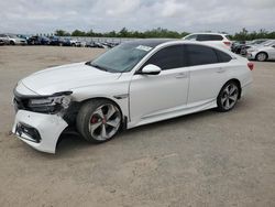Salvage cars for sale from Copart Fresno, CA: 2018 Honda Accord Touring