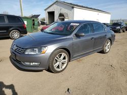 Salvage cars for sale at Portland, MI auction: 2014 Volkswagen Passat SEL