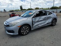 Salvage cars for sale at Miami, FL auction: 2016 Honda Civic LX