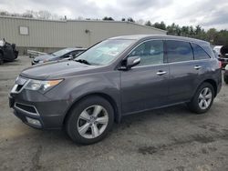 Salvage cars for sale at Exeter, RI auction: 2012 Acura MDX Technology