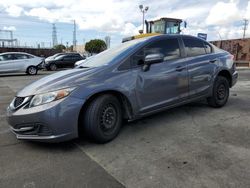 Salvage cars for sale from Copart Wilmington, CA: 2015 Honda Civic LX