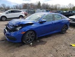 Salvage cars for sale from Copart Chalfont, PA: 2021 Honda Civic Sport