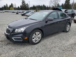 Salvage cars for sale at Graham, WA auction: 2015 Chevrolet Cruze LS