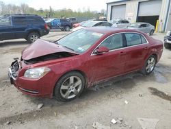Salvage cars for sale at Duryea, PA auction: 2011 Chevrolet Malibu 2LT