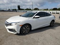 Salvage cars for sale from Copart Miami, FL: 2016 Honda Civic LX