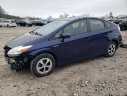 Salvage cars for sale from Copart West Warren, MA: 2013 Toyota Prius
