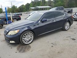 Salvage cars for sale at Savannah, GA auction: 2007 Lexus LS 460