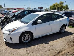 Salvage cars for sale from Copart Phoenix, AZ: 2017 Toyota Prius