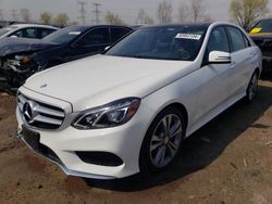 Salvage cars for sale from Copart Elgin, IL: 2015 Mercedes-Benz E 350 4matic