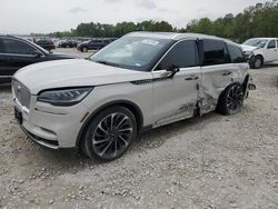 Salvage cars for sale at Houston, TX auction: 2022 Lincoln Aviator Reserve