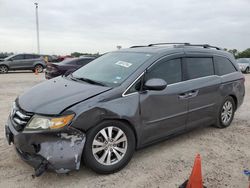 Salvage cars for sale at Houston, TX auction: 2014 Honda Odyssey EXL